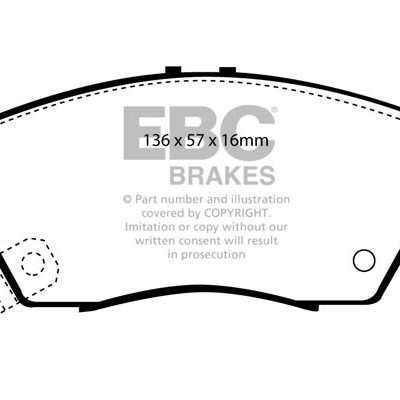 EBC Yellowstuff Street and Track Brake Pads DP4891R
