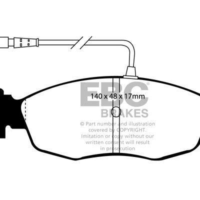 EBC Yellowstuff Street and Track Brake Pads DP4948R