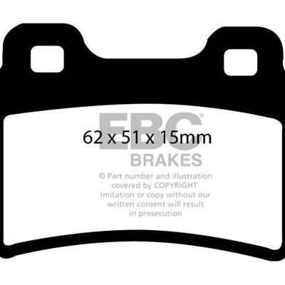 EBC Yellowstuff Street and Track Brake Pads DP4953R