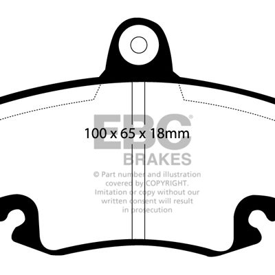 EBC Yellowstuff Street and Track Brake Pads DP4959R