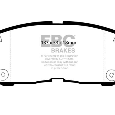 EBC Yellowstuff Street and Track Brake Pads DP4964R