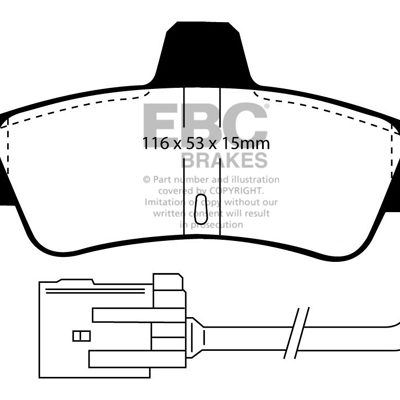 EBC Yellowstuff Street and Track Brake Pads DP4965R