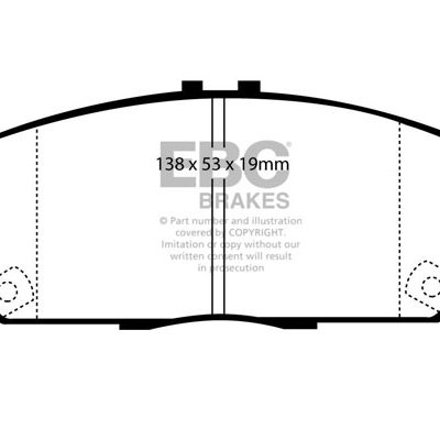 EBC Yellowstuff Street and Track Brake Pads DP4975R