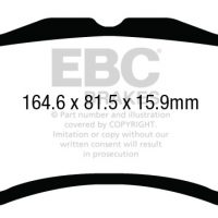 EBC Yellowstuff Street and Track Brake Pads DP43013R