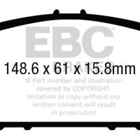 EBC Yellowstuff Street and Track Brake Pads DP43014R