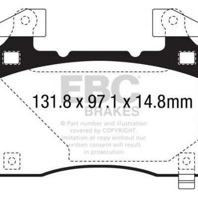 EBC Yellowstuff Street and Track Brake Pads DP43028R