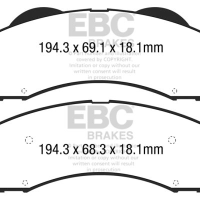 EBC Yellowstuff Street and Track Brake Pads DP43034R