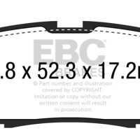 EBC Yellowstuff Street and Track Brake Pads DP43037R