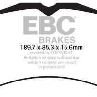 EBC Yellowstuff Street and Track Brake Pads DP43040R