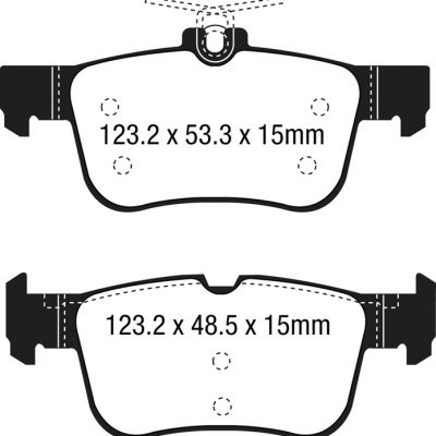 EBC Yellowstuff Street and Track Brake Pads DP43047R