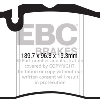 EBC Yellowstuff Street and Track Brake Pads DP43050R