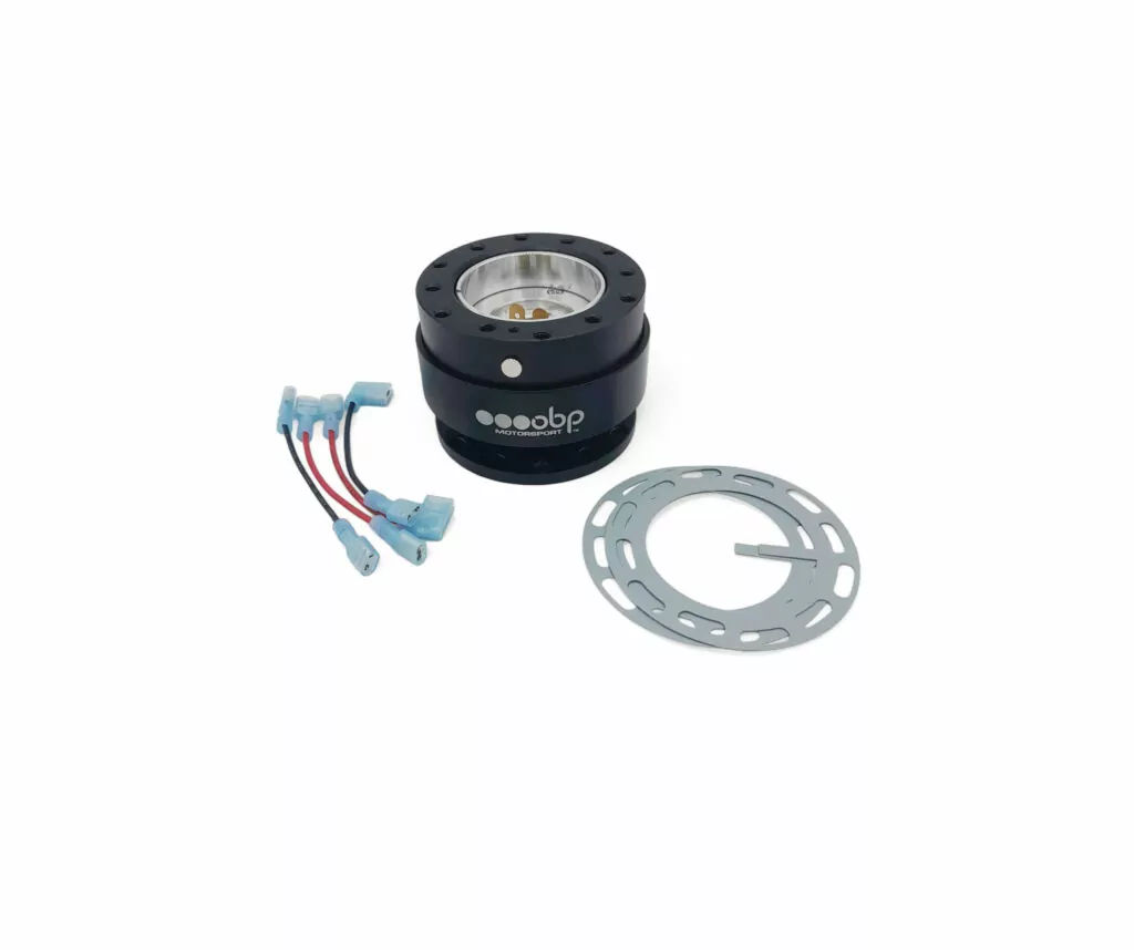 Steering Wheel Black Quick Release Hub