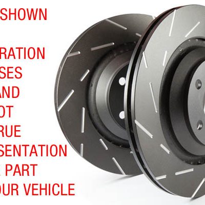ASTON MARTIN DB7 3.2 Supercharged 93-97 EBC USR Series Fine Slotted Brake Discs (PAIR) USR240