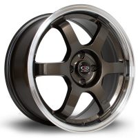 Rota Grid, 17 x 7.5 inch, 4100 PCD, ET45 Gunmetal Polished Lip